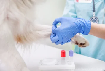 Биохимический анализ крови животного на месте